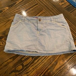 American Eagle Seersucker mini skirt